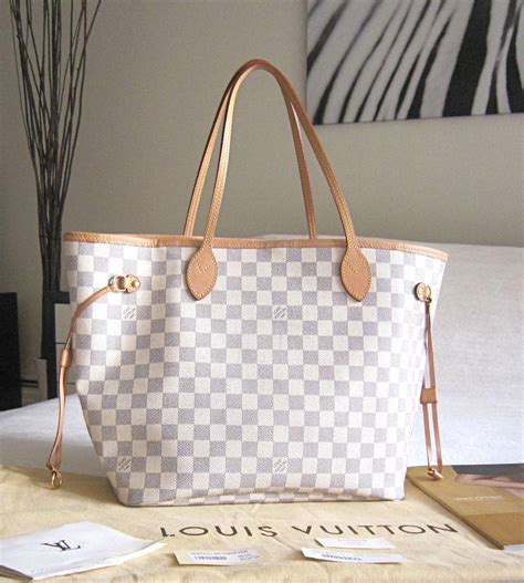 louis vuitton neverfull pochette white|louis vuitton neverfull shopper.